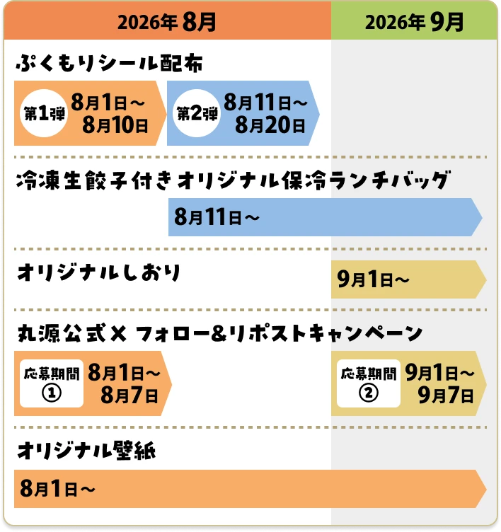 キャンペーンカレンダー